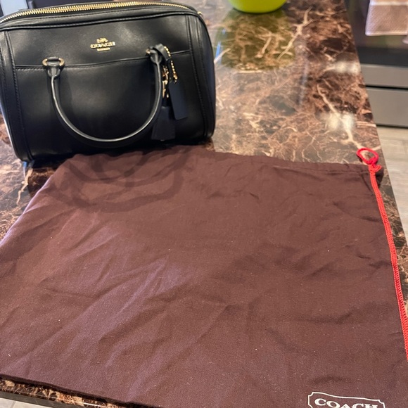 Coach Bags Coach Leather Zoe Satchel Barrel Crossbody Bag W Dust